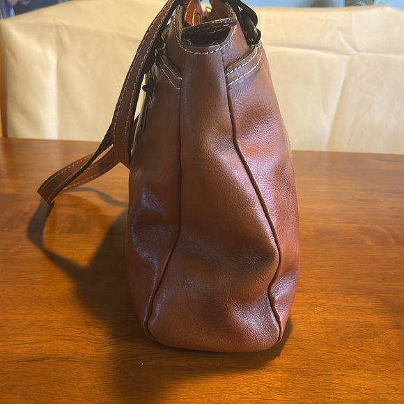 Patricia Nash Brown Leather Shoulder Bag Tote Purse Excellent condition Roomy - Picture 8 of 14